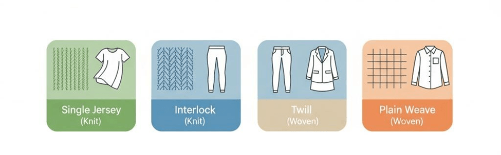 common constructions of polyester fabric
