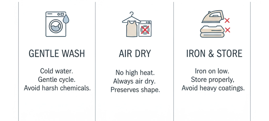 how to care and maintain viscose